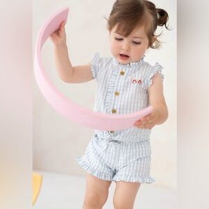 Serious Buyer Only! Tutto Piccolo 12 Months Baby Girl 2 Piece Set Top and Bottom